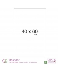 C&R: Bastidor 40x60cm 100% algodón