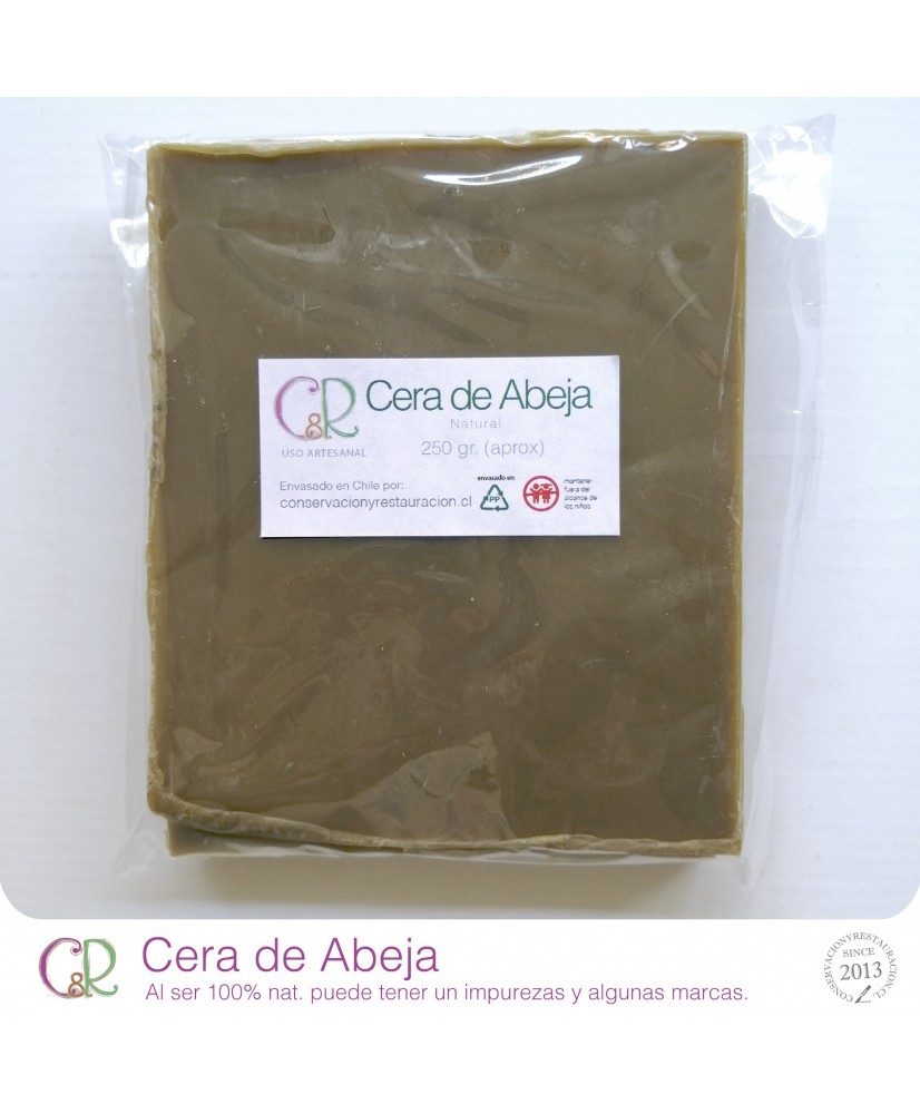 C&R: Cera de abeja pura / Bee wax 250gr. C&R: Cera de abeja pura / Bee wax 250gr.