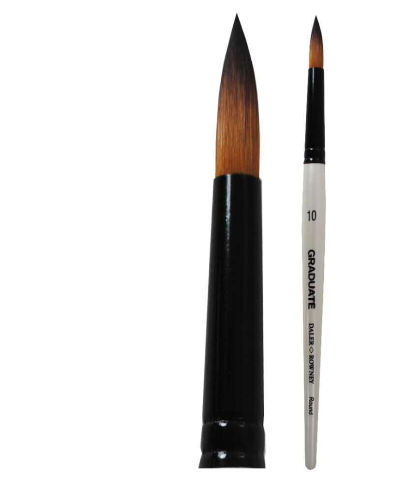 C&R: Pincel Redondo N° 10 Mango corto Graduate – DALER ROWNEY C&R: Pincel Redondo N° 10 Mango corto Graduate – DALER ROWNEY