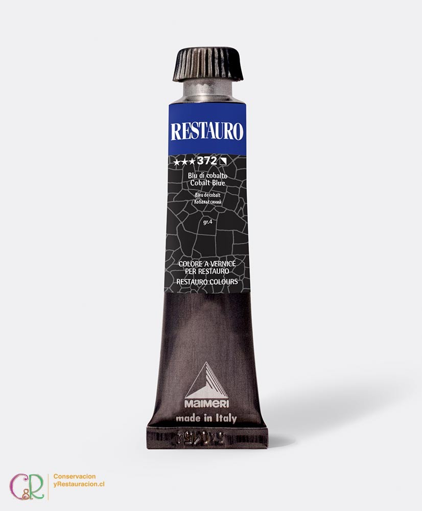 C&R: Restauro 372 - Cobalt Blue 20ml Colores al barniz Maimeri