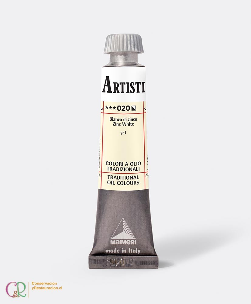 C&R: Óleo 020 - Zinc White 20ml- Artisti Maimeri C&R: Óleo 020 - Zinc White 20ml- Artisti Maimeri