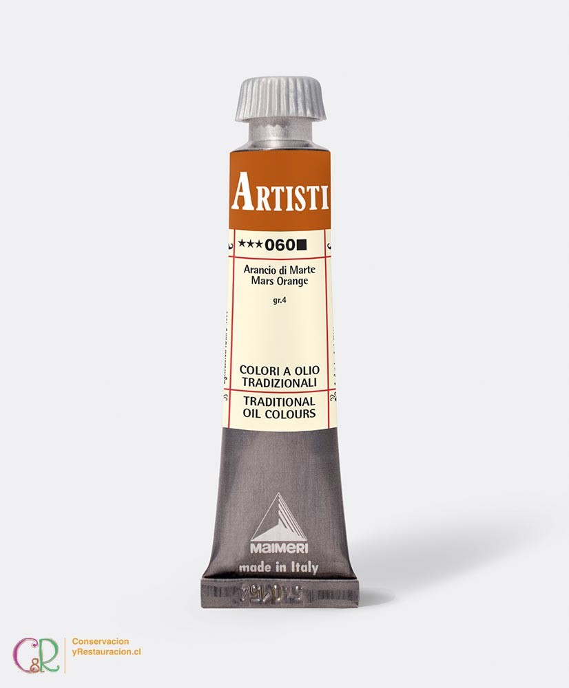 C&R: Óleo 060 - Mars Orange 20ml- Artisti Maimeri C&R: Óleo 060 - Mars Orange 20ml- Artisti Maimeri