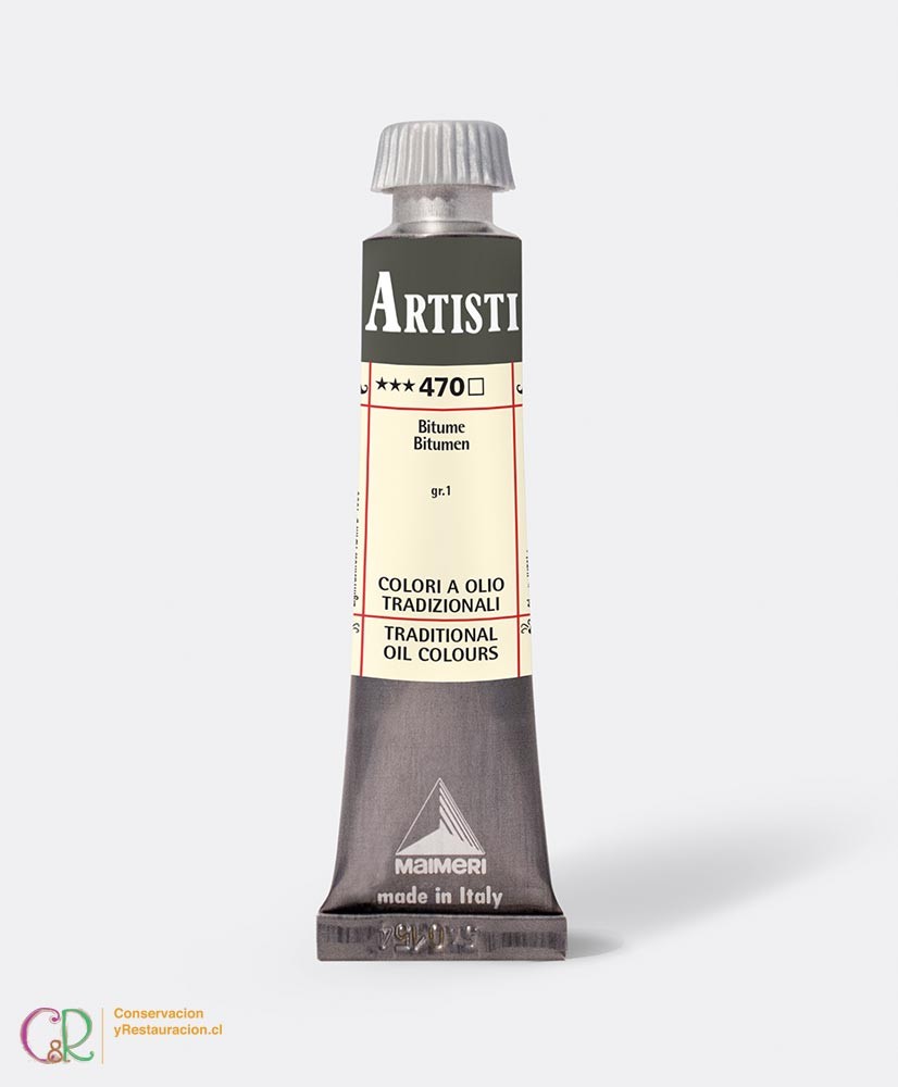 C&R: Óleo 470 - Bitumen 20ml- Artisti Maimeri C&R: Óleo 470 - Bitumen 20ml- Artisti Maimeri