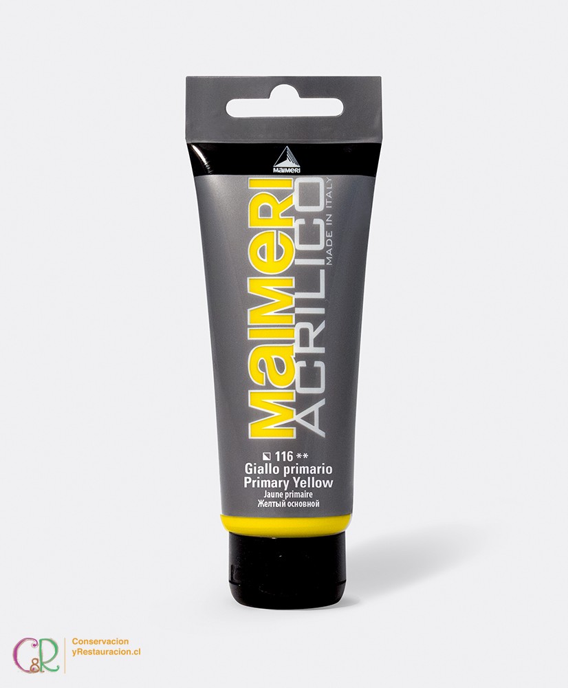 C&R: Acrílico 116 - Primary Yellow 75ml Maimeri