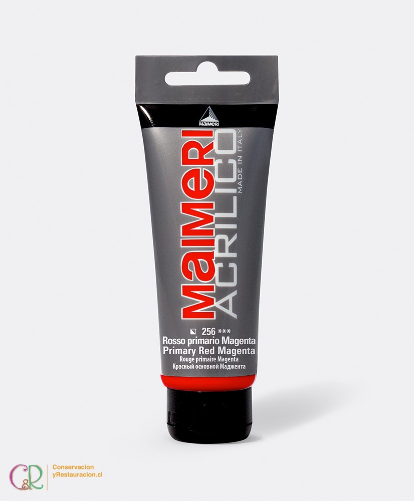 C&R: Acrílico 256 - Primary Red - Magenta 75ml Maimeri