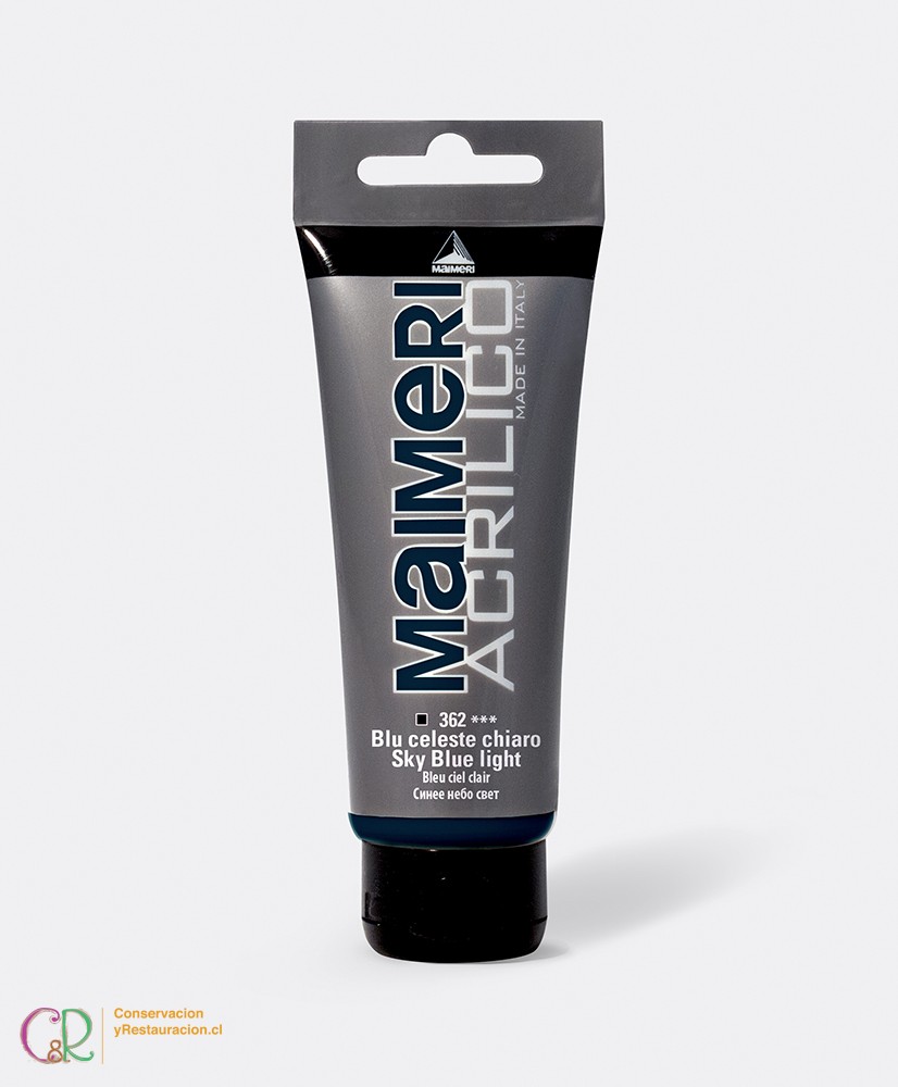 C&R: Acrílico 362 - Sky Blue Light 75ml Maimeri