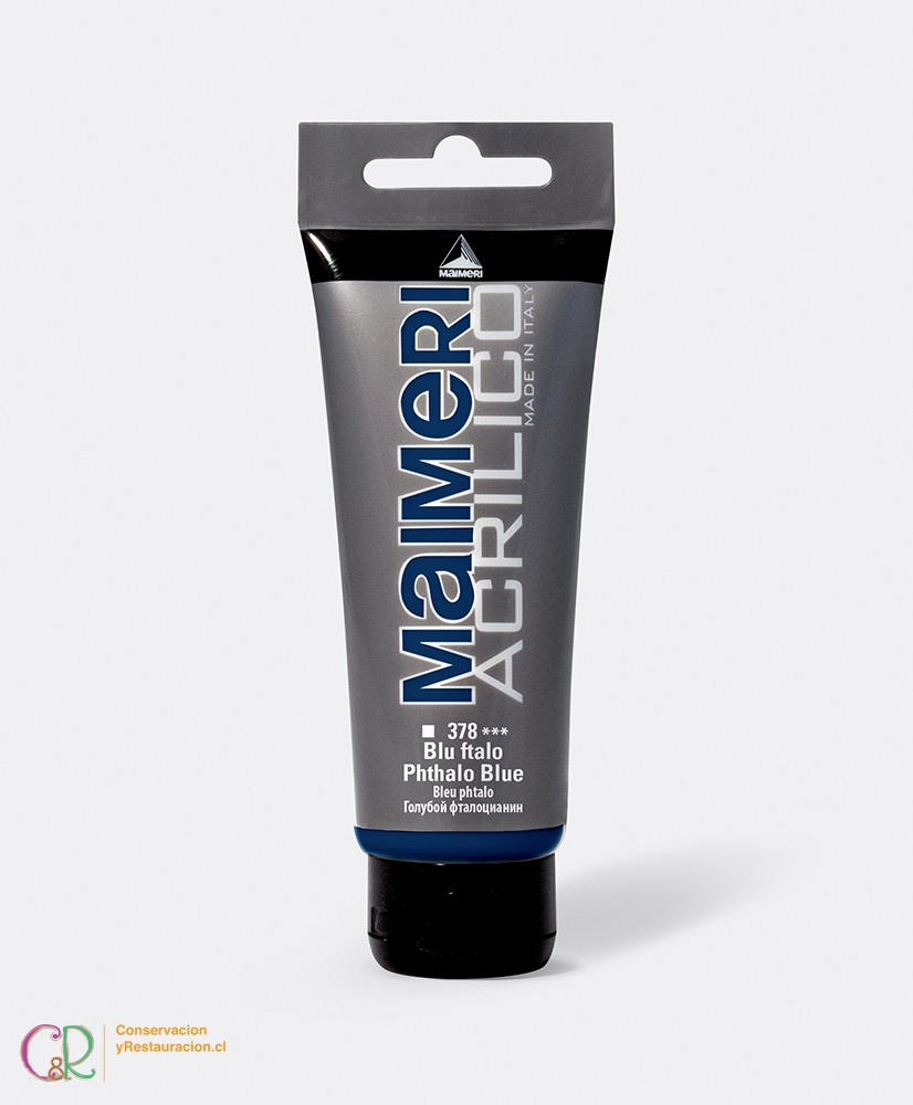 C&R: Acrílico 378 - Phthalo Blue 75ml Maimeri