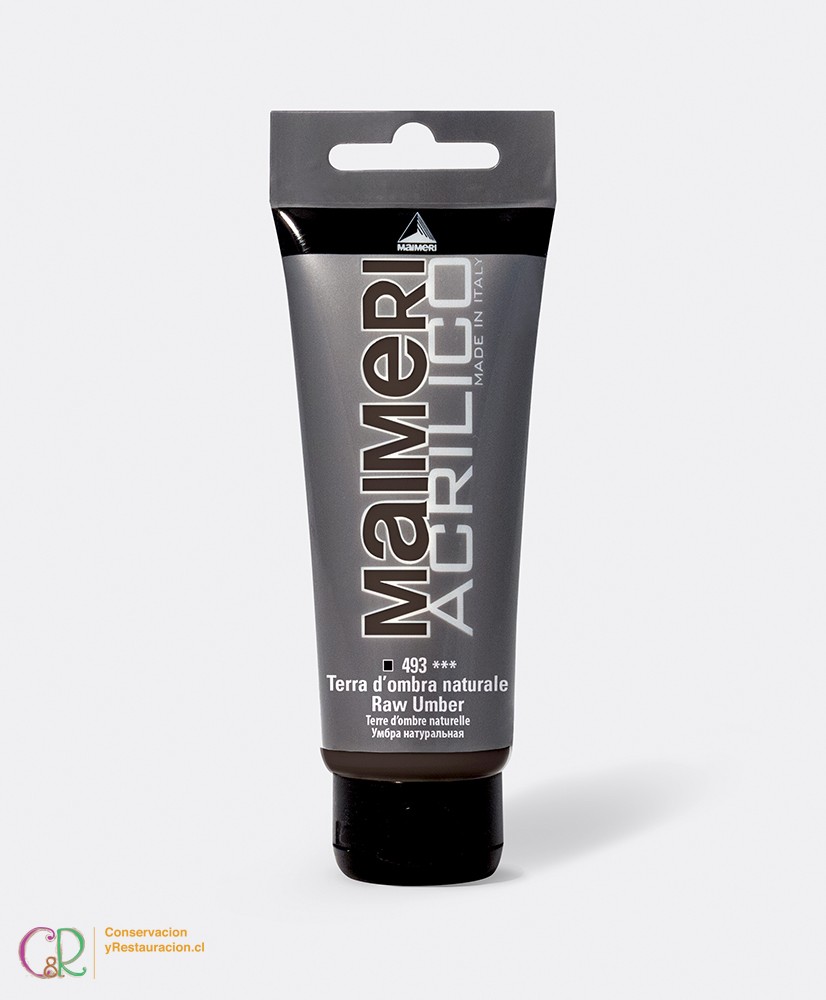 C&R: Acrílico 493 - Raw Umber 75ml Maimeri
