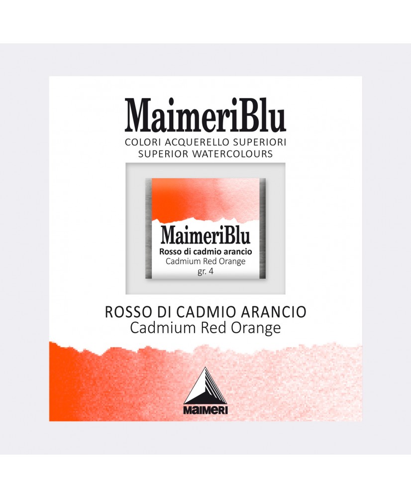 C&R: 224 - Cadmium Red Orange Acuarela Maimeri Blu 1.5ml