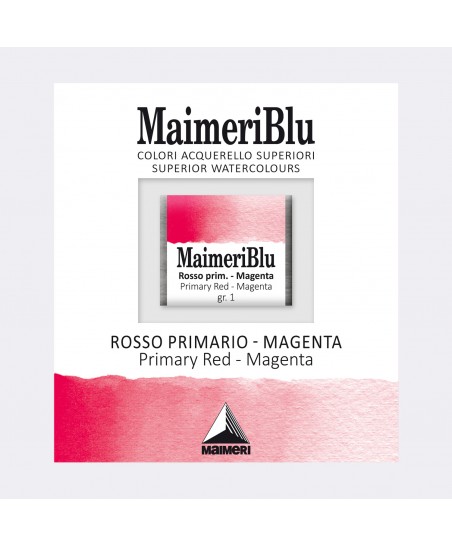 C&R: 256 - Primary Red - Magenta Acuarela Maimeri Blu 1.5ml