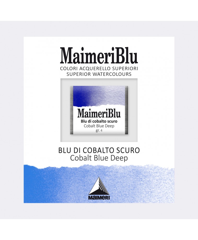 C&R: 374 - Cobalt Blue Deep Acuarela Maimeri Blu 1.5ml