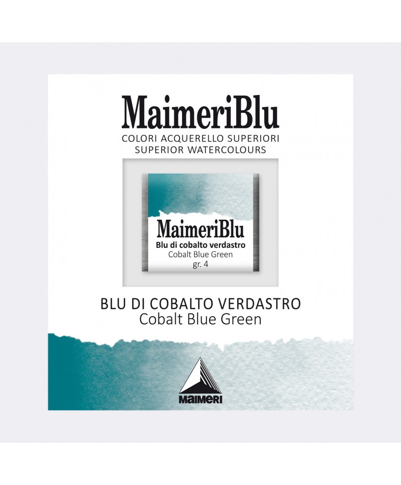 C&R: 381 - Cobalt Blue Green Acuarela Maimeri Blu 1.5ml
