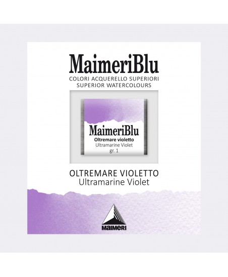 C&R: 440 - Ultramarine Violet Acuarela Blue Maimeri Blu 1.5ml