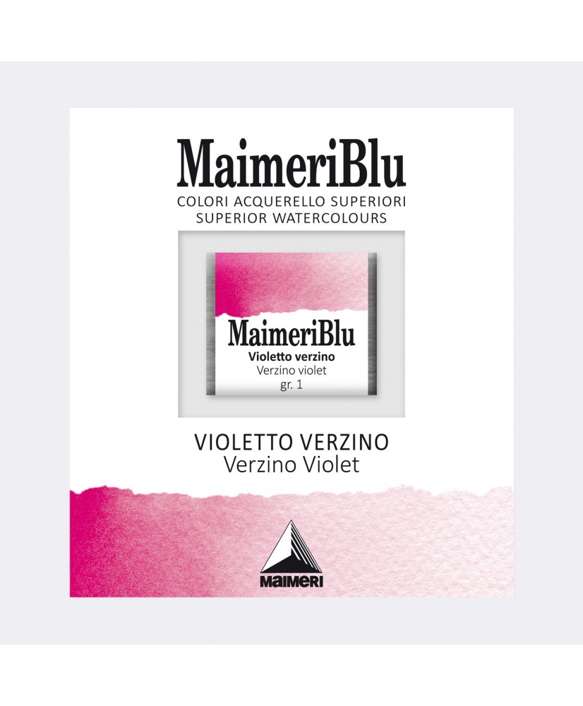 C&R: 473 - Verzino Violet Acuarela Blue Maimeri Blu 1.5ml