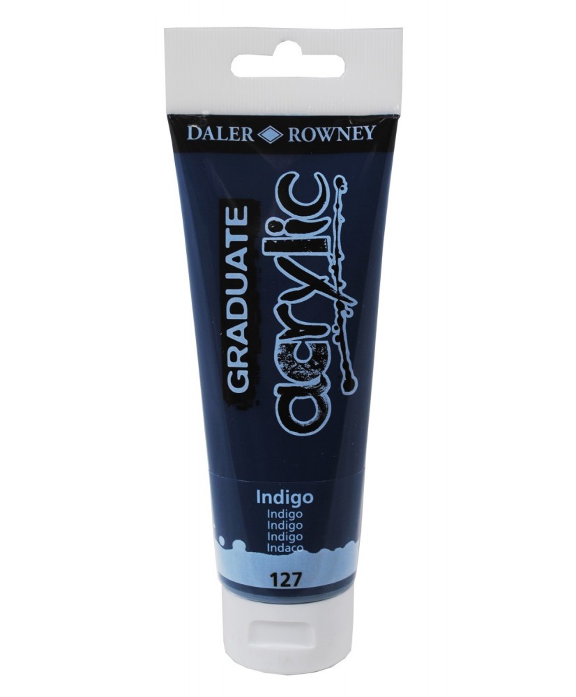 C&R: Acrílico Indigo (127) 120ml Graduate Daler-Rowney C&R: Acrílico Indigo (127) 120ml Graduate Daler-Rowney