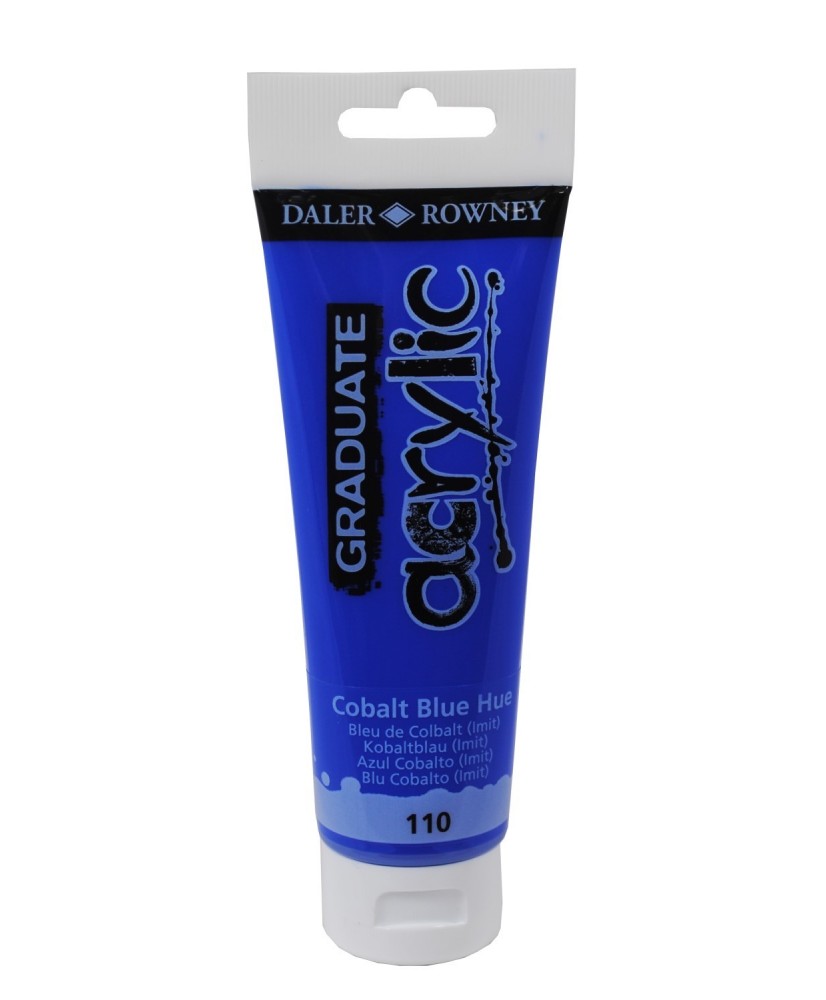 C&R:Acrílico Cobalt Blue Hue (110) 120ml Graduate Daler-Rowney C&R:Acrílico Cobalt Blue Hue (110) 120ml Graduate Daler-Rowney