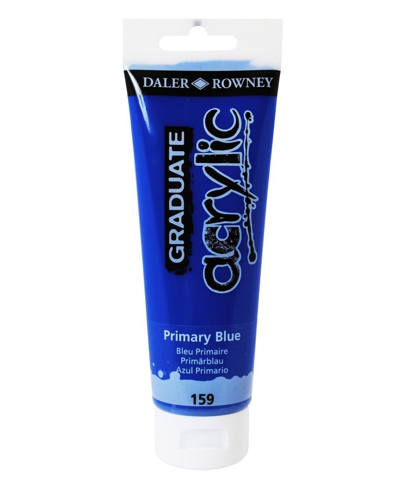 C&R:Acrílico Primary Blue (159) 120ml Graduate Daler-Rowney C&R:Acrílico Primary Blue (159) 120ml Graduate Daler-Rowney