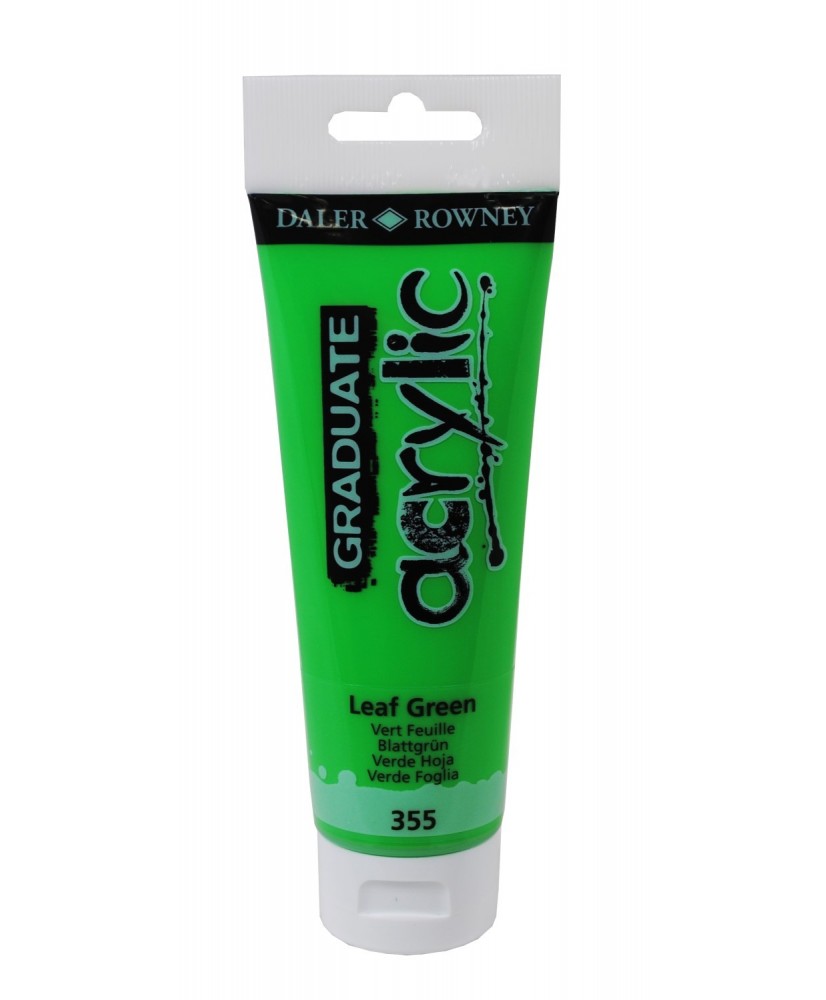 C&R: Acrílico Leaf Green (355) 120ml Graduate Daler-Rowney