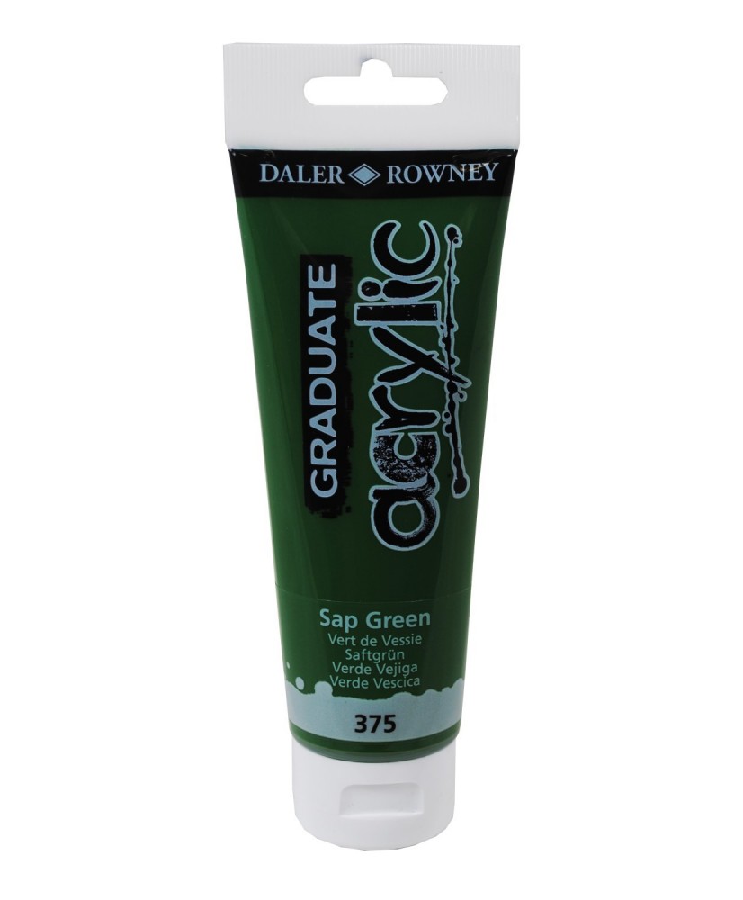 C&R: Acrílico Sap Green (375) 120ml Graduate Daler-Rowney C&R: Acrílico Sap Green (375) 120ml Graduate Daler-Rowney