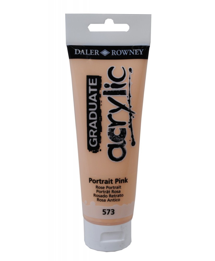 C&R: Acrílico Portrait Pink (573) 120ml Graduate Daler-Rowney C&R: Acrílico Portrait Pink (573) 120ml Graduate Daler-Rowney