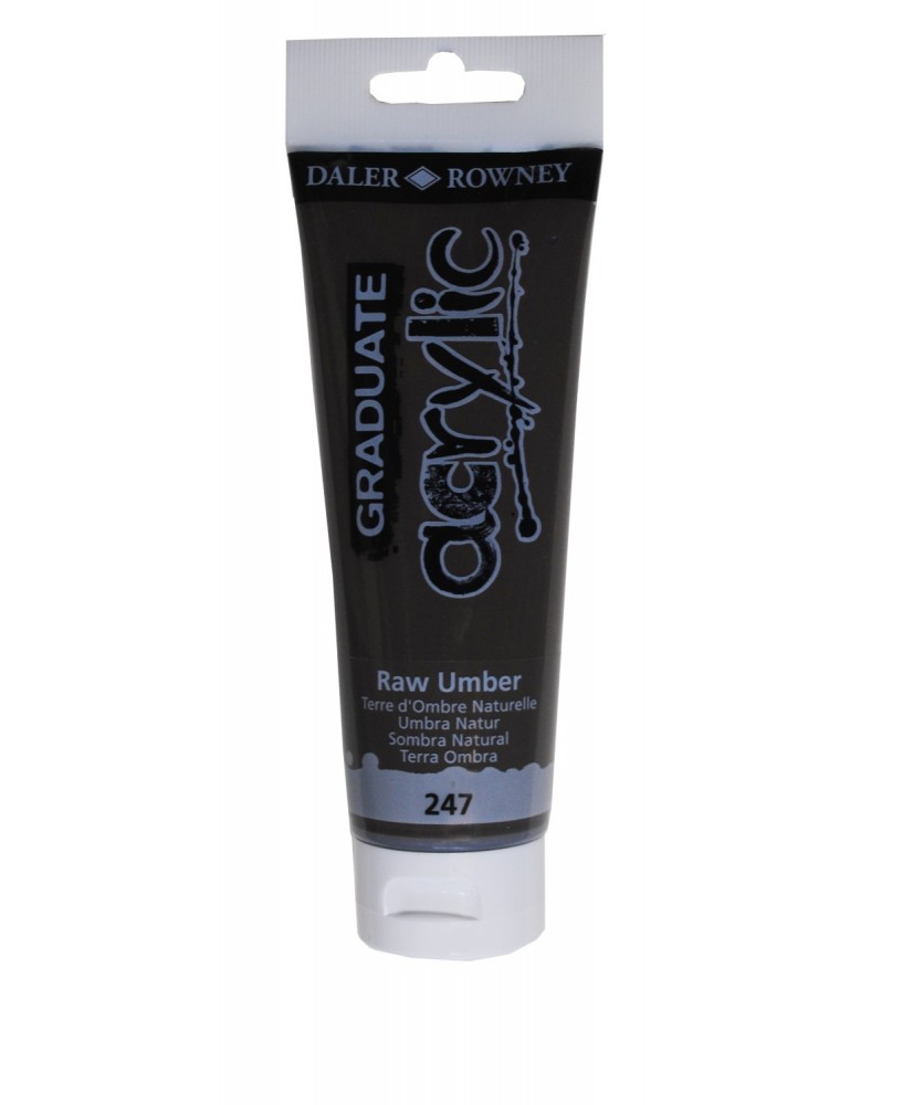 C&R: Acrílico Raw Umber (247) 120ml Graduate Daler-Rowney C&R: Acrílico Raw Umber (247) 120ml Graduate Daler-Rowney