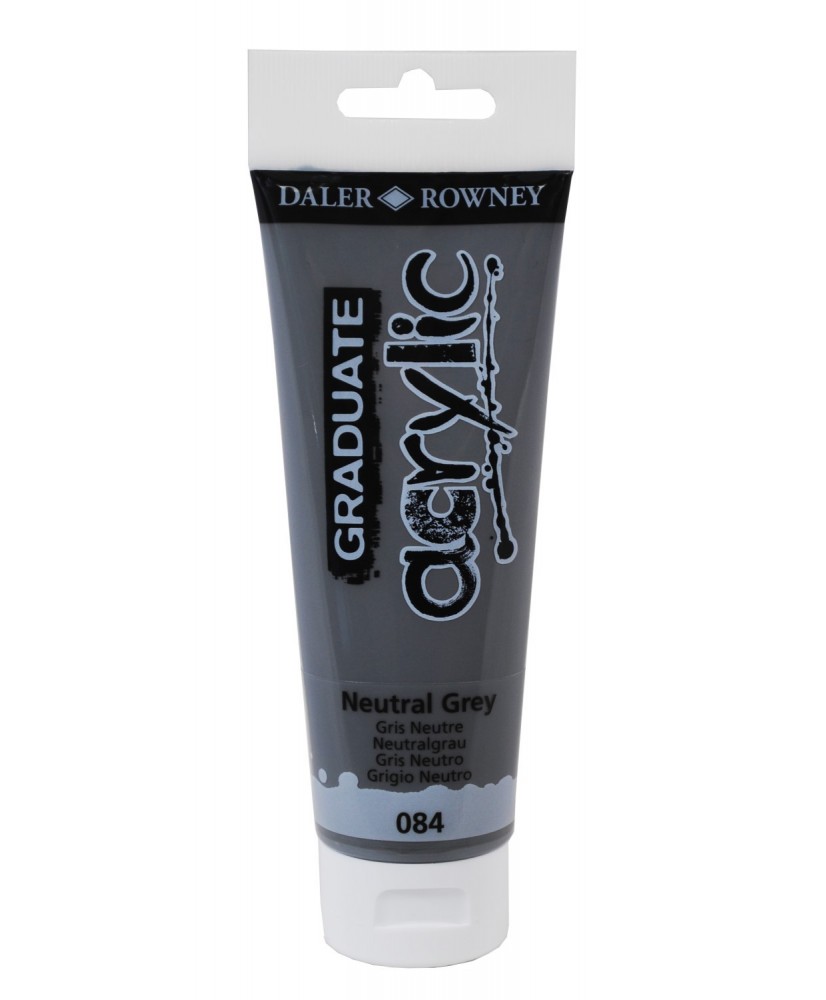 C&R: Acrílico Neutral Grey (084) 120ml Graduate Daler-Rowney C&R: Acrílico Neutral Grey (084) 120ml Graduate Daler-Rowney
