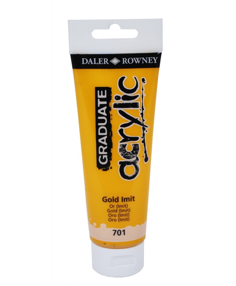 C&R: Acrílico Gold Imit (701) 120ml Graduate Daler-Rowney C&R: Acrílico Gold Imit (701) 120ml Graduate Daler-Rowney