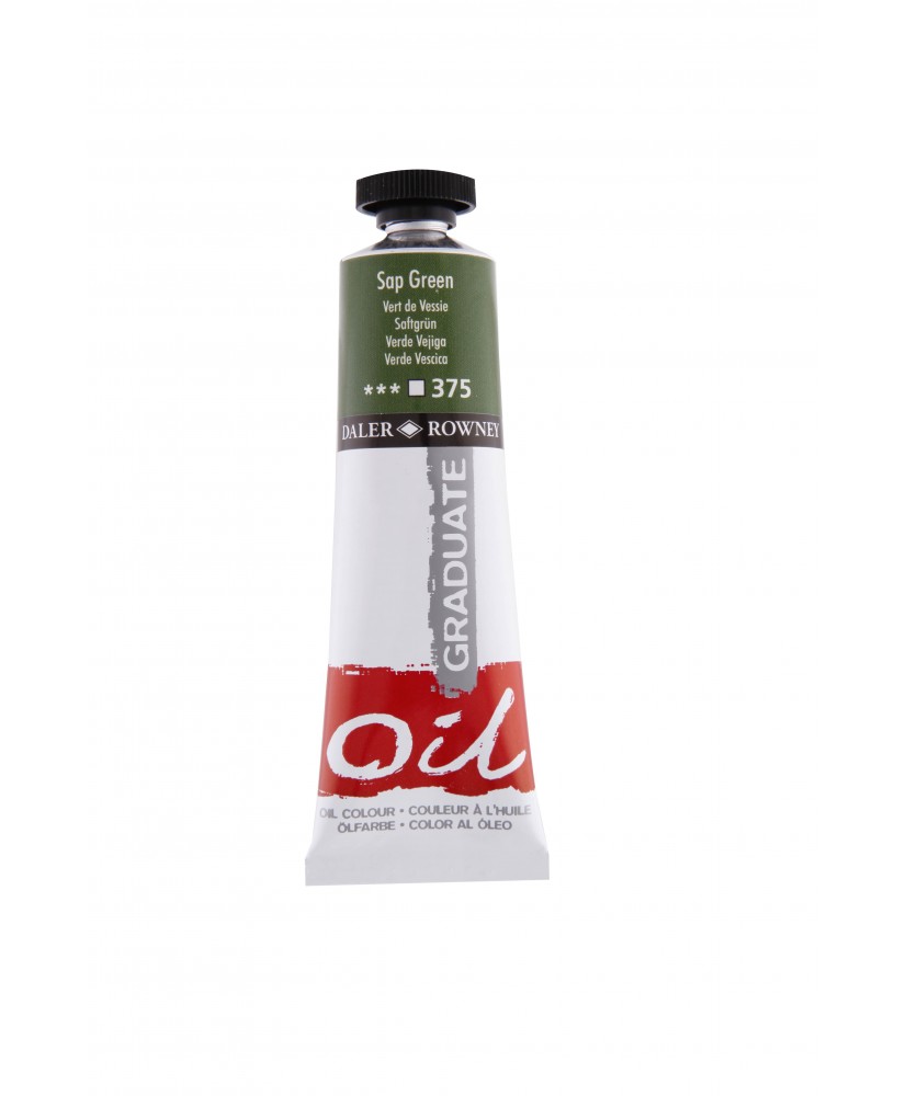 C&R: Óleo Sap Green (375) 38ml Graduate Daler-Rowney