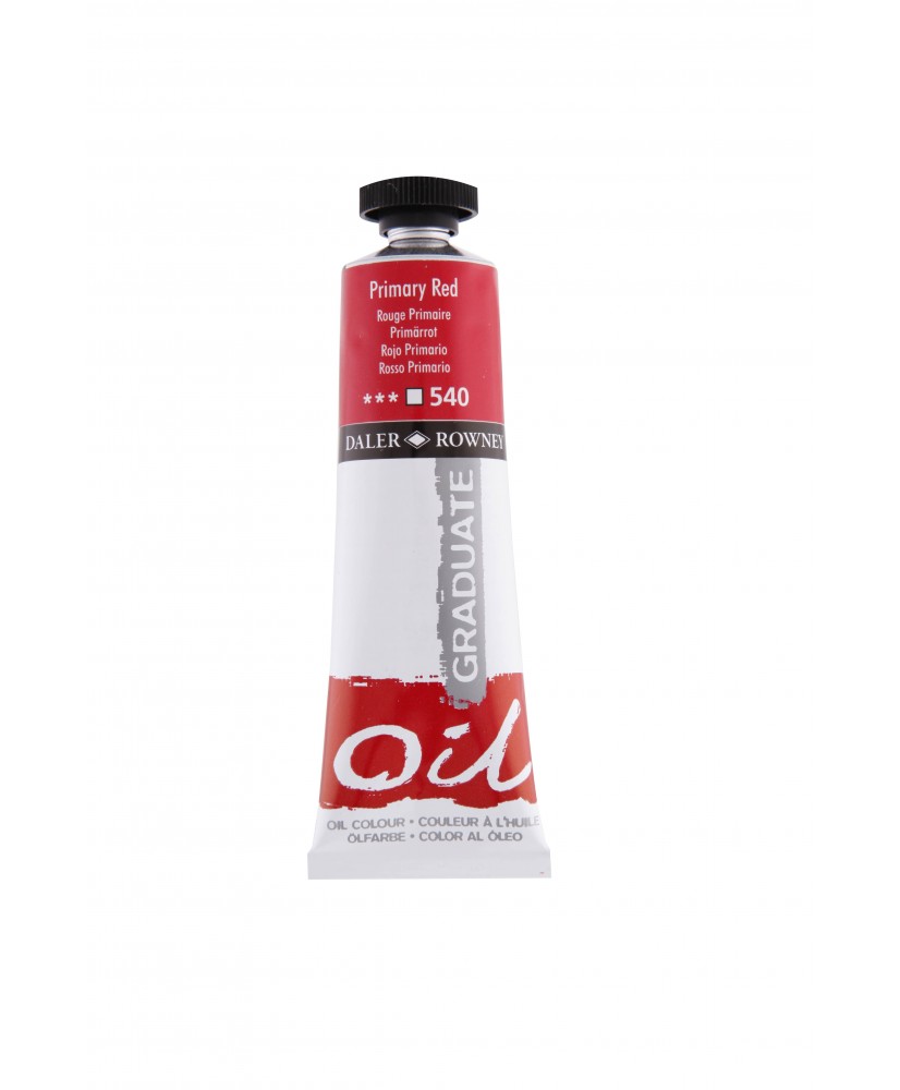 C&R: Óleo Primary Red (540) 38ml Graduate Daler-Rowney C&R: Óleo Primary Red (540) 38ml Graduate Daler-Rowney