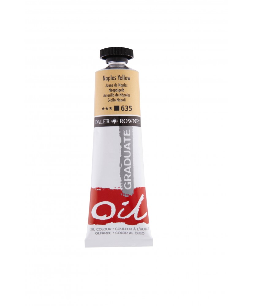 C&R: Óleo Naples Yellow (635) 38ml Graduate Daler-Rowney