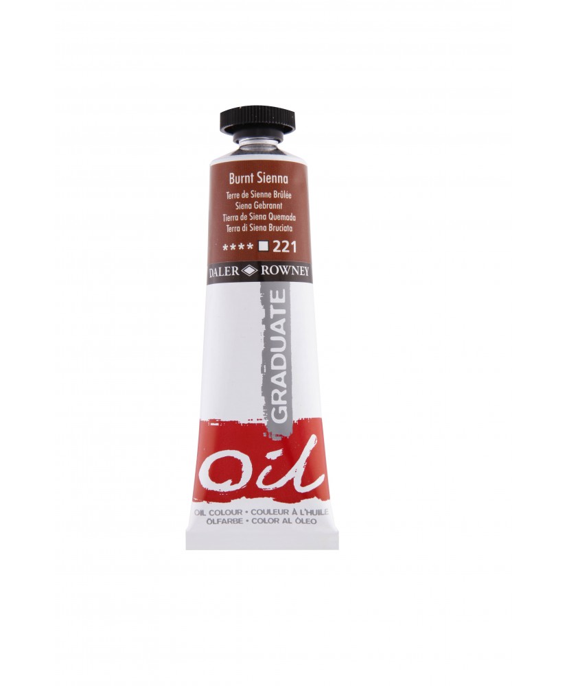 C&R: Óleo Burnt Sienna (221) 38ml Graduate Daler-Rowney C&R: Óleo Burnt Sienna (221) 38ml Graduate Daler-Rowney