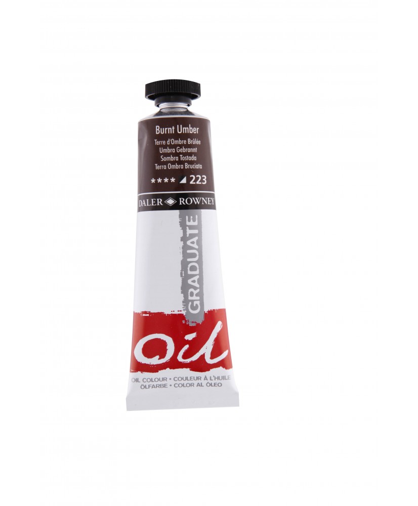 C&R: Óleo Burnt Umber (223) 38ml Graduate Daler-Rowney C&R: Óleo Burnt Umber (223) 38ml Graduate Daler-Rowney