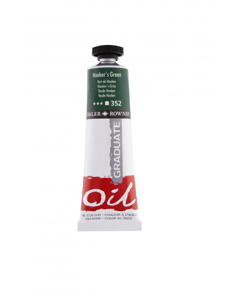 C&R: Óleo Hooker's Green (352) 38ml Graduate Daler-Rowney C&R: Óleo Hooker's Green (352) 38ml Graduate Daler-Rowney