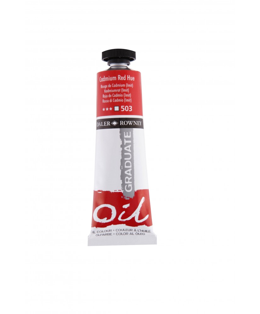 C&R: Óleo Cadmium Red Hue (503) 38ml Graduate Daler-Rowney C&R: Óleo Cadmium Red Hue (503) 38ml Graduate Daler-Rowney
