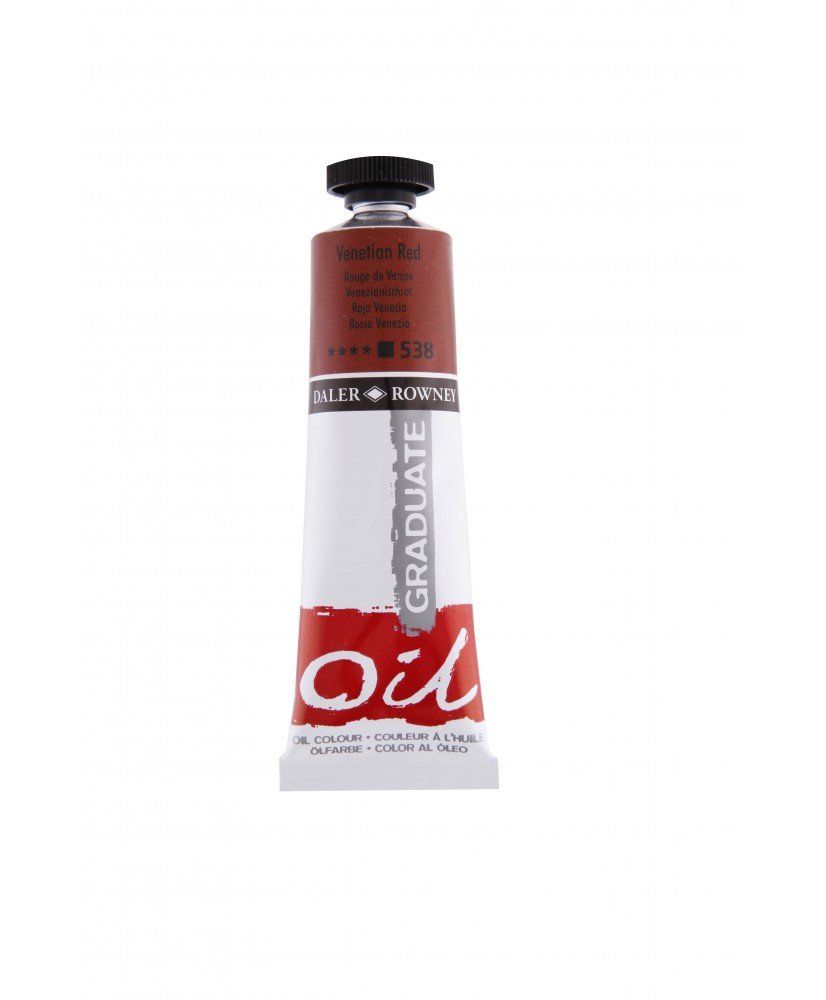C&R: Óleo Venetian Red (538) 38ml Graduate Daler-Rowney C&R: Óleo Venetian Red (538) 38ml Graduate Daler-Rowney