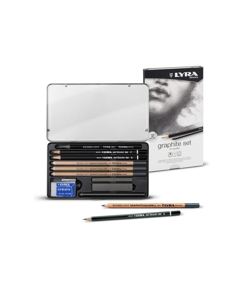 C&R: Set Graphite Lyra Rembrandt 11pcs C&R: Set Graphite Lyra Rembrandt 11pcs