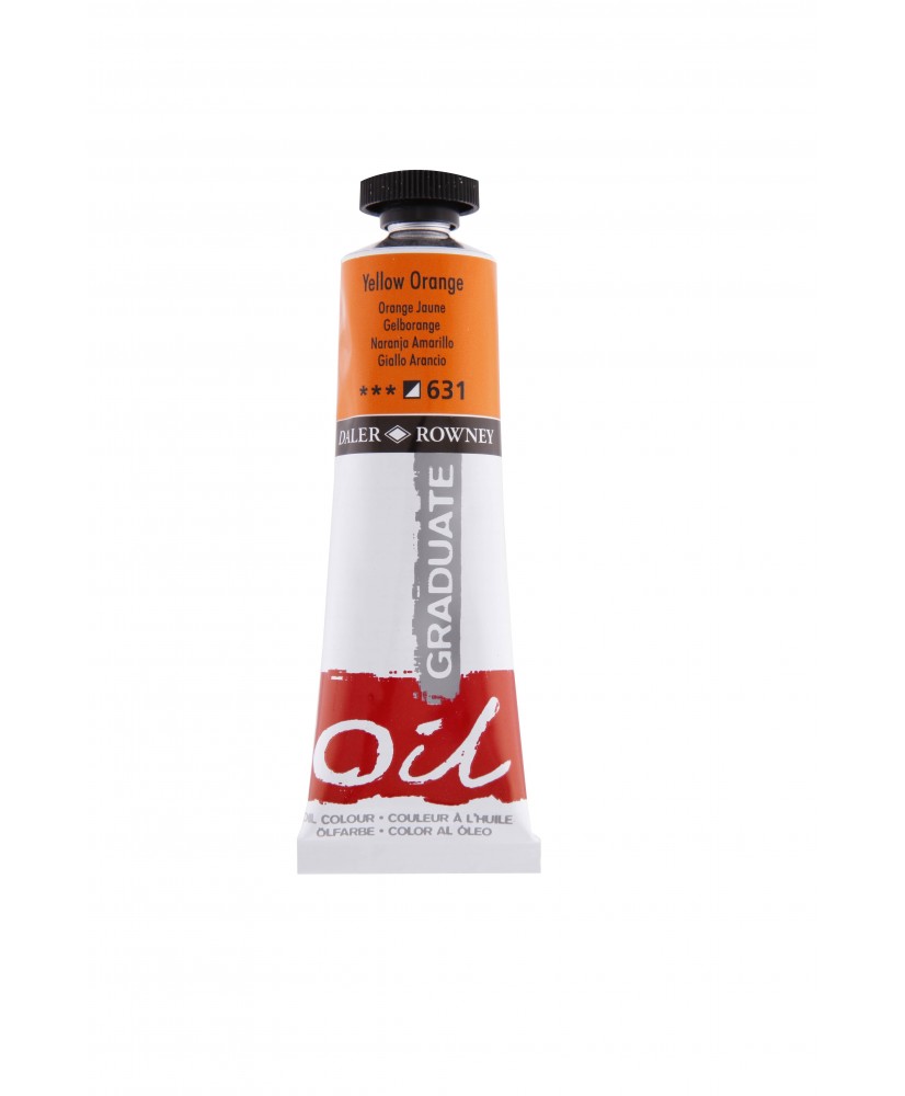 C&R: Óleo Yellow Orange (631) 38ml Graduate Daler-Rowney C&R: Óleo Yellow Orange (631) 38ml Graduate Daler-Rowney