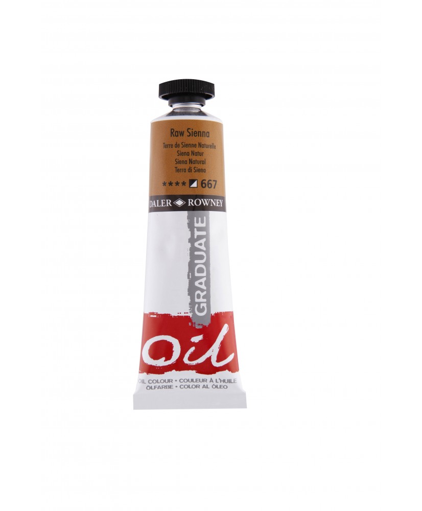 C&R: Óleo Raw Sienna (667) 38ml Graduate Daler-Rowney C&R: Óleo Raw Sienna (667) 38ml Graduate Daler-Rowney