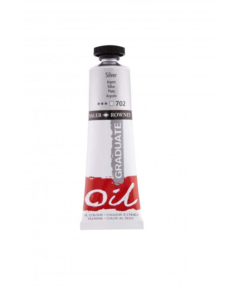 C&R: Óleo Silver (702) 38ml Graduate Daler-Rowney C&R: Óleo Silver (702) 38ml Graduate Daler-Rowney