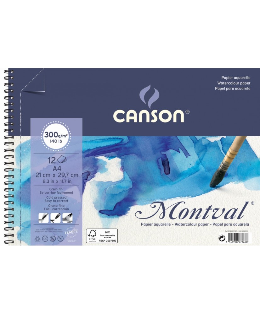 C&R: Croquera Montval acuarela Canson A4 300gr C&R: Croquera Montval acuarela Canson A4 300gr